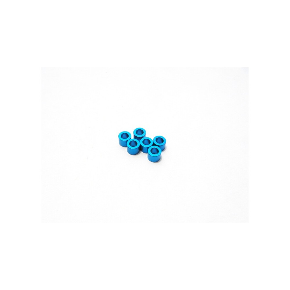 Hiro Seiko 3mm Alloy Spacer Set (5.0mm) [T-Blue] HS-48494