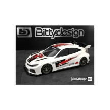 Bittydesign HC-M&nbsp;1/10&nbsp;clear body for M-chassis 210-225mm wheelbase BDFWD-HCM