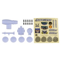 Pack Space blanco NanoSport Team Associated AE21615