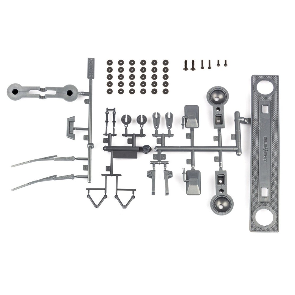 Element RC Trailwalker Body Accessories, silver AE42144