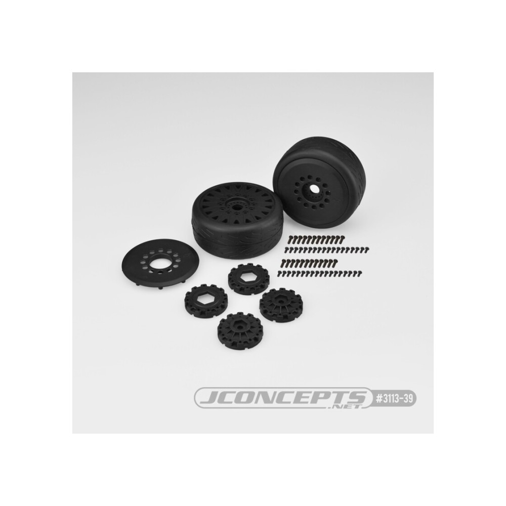 Ruedas Speed Claw JConcepts platino montadas Ruedas Speed Claw JConcepts platino montadas