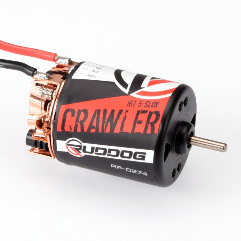 RUDDOG Crawler 16T 5-Slot Brushed Motor RP-0274 RUDDOG Crawler 16T 5-Slot Brushed Motor RP-0274