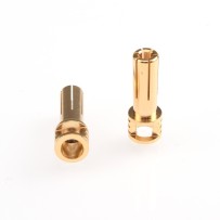 RUDDOG 5mm Gold Cooling Head Bullet Plugs (2pcs) RP-0310