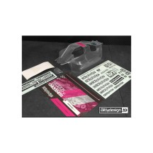 Bittydesign Vision Team Associated RC8B4 | RC8B3 Body Clear (precut) VIS-AERC8B3.1
