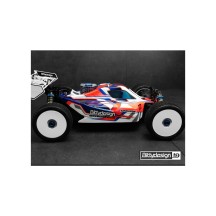 Bittydesign Vision Team Associated RC8B4 | RC8B3 Body Clear (precut) VIS-AERC8B3.1