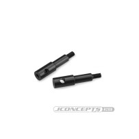 JConcepts RC10B2 RC10B3 aluminum, standard front axles, 2pc. JCO2308