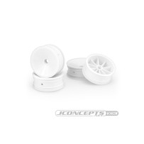 JConcepts Mono - RC10, RC10B2, RC10B3 2.2 front wheel white - 4pc JCO3403W