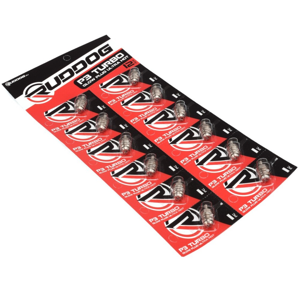 RUDDOG P3 Turbo Glow Plug (Ultra Hot) 12pcs RP-0302 RUDDOG P3 Turbo Glow Plug (Ultra Hot) 12pcs RP-0302