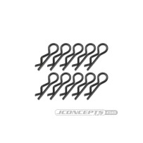 JConcepts compact / angled body clips, black, 10pc JCO2840B