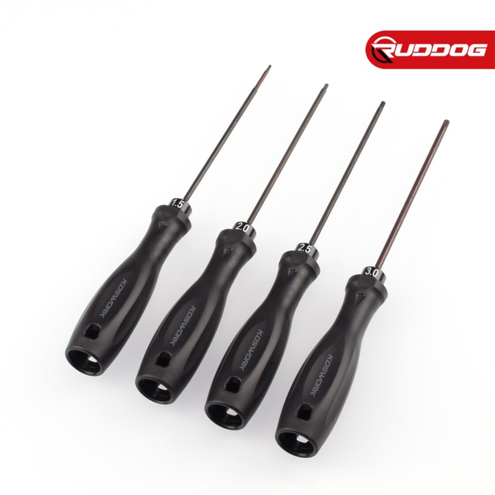 Koswork Hex Wrench Set 1.5mm, 2.0mm, 2.5mm & 3.0mm KOS13204-HSET4 Koswork Hex Wrench Set 1.5mm, 2.0mm, 2.5mm & 3.0mm KOS13204-HSET4