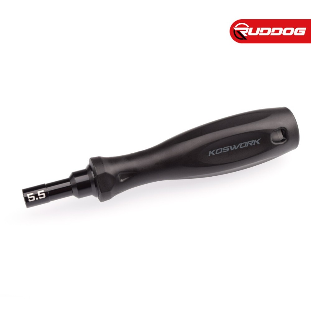 Koswork Hard Coated Aluminum 5.5mm Compact Nut Driver (For 3mm nut) KOS13204-N55 Koswork Hard Coated Aluminum 5.5mm Compact Nut Driver (For 3mm nut) KOS13204-N55