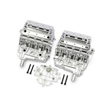 Traxxas Engine block satin chrome 3x25mm cs (4) TRX10981-SATIN