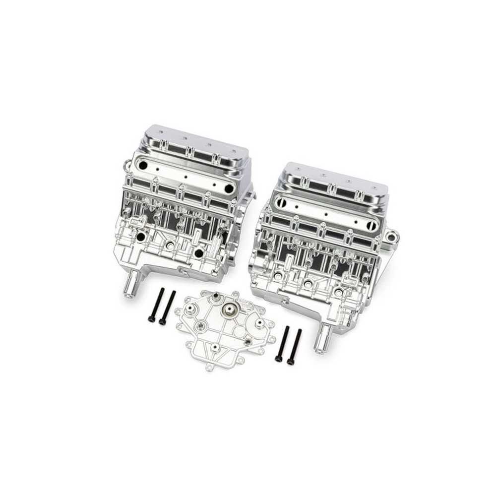 Traxxas Engine block satin chrome 3x25mm cs (4) TRX10981-SATIN Traxxas Engine block satin chrome 3x25mm cs (4) TRX10981-SATIN