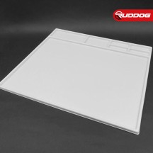 Koswork Assembly Tray / Cleanning Tray 45040010mm White (1/10 M Size, 1/18, Min-Z & Mini 4WD) KOS32120-450W