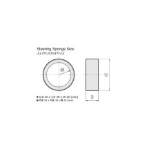 Hiro Seiko Steering Sponge (Big) HS-48606