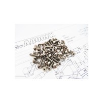 Hiro Seiko A800FX Titanium Hex Socket Screw Set HS-48607