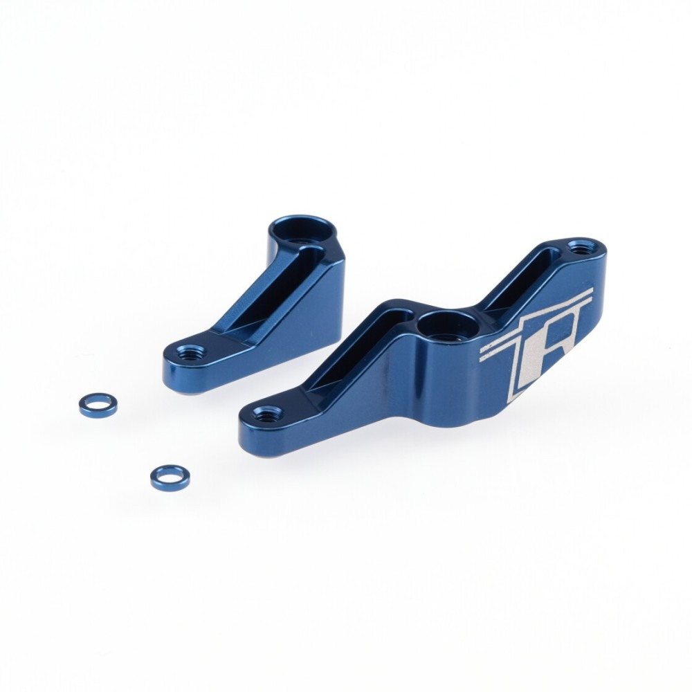 Revolution Design DR10 | RB10 | ProSC10 Aluminium Bellcrank Set (blue) RDRP0519-BLU