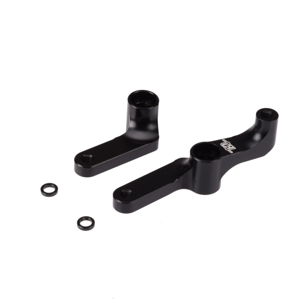 Revolution Design DR10 | RB10 | ProSC10 Aluminium Bellcrank Set (black) RDRP0519-BLK Revolution Design DR10 | RB10 | ProSC10 Aluminium Bellcrank Set (black) RDRP0519-BLK