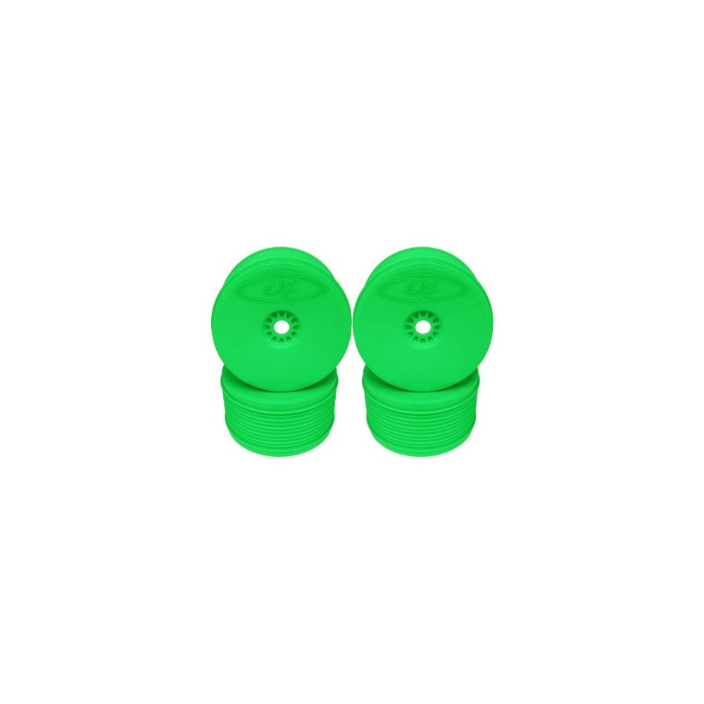 DE Racing Speedline Plus 1/8 Truck Wheels (4pcs/Green) DER-PT4-8G DE Racing Speedline Plus 1/8 Truck Wheels (4pcs/Green) DER-PT4-8G