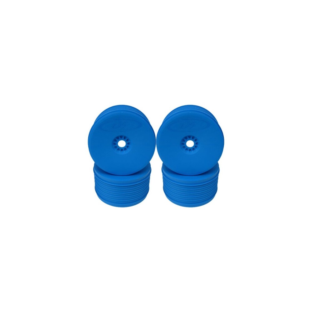 DE Racing Speedline Plus 1/8 Truck Wheels (4pcs/Blue) DER-PT4-8C DE Racing Speedline Plus 1/8 Truck Wheels (4pcs/Blue) DER-PT4-8C
