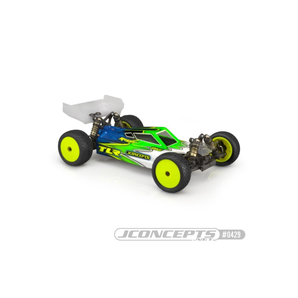 Carrocería S2 TLR 22X-4 con alerón S Jconcepts JCO0429 Carrocería S2 TLR 22X-4 con alerón S Jconcepts JCO0429