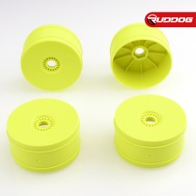 Sweep 1:8 buggy Dish Wheels V5 Yellow 4pcs SR-SW-BYH4