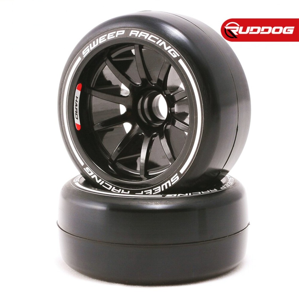 Sweep 1/10 Formula 1 Front Low profile tires pre-glued Hard compound 27mm 2pcs SR-F21F-HPG Sweep 1/10 Formula 1 Front Low profile tires pre-glued Hard compound 27mm 2pcs SR-F21F-HPG
