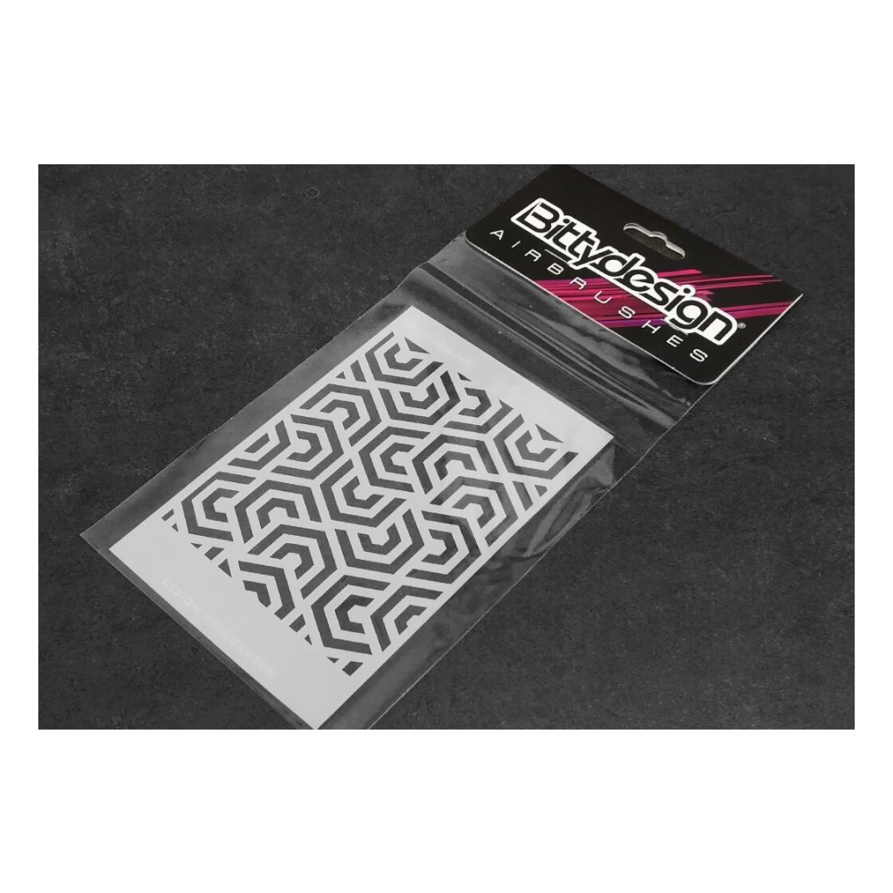 Bittydesign Vinyl Stencil - Ipnotic V4 BDSTC-008 Bittydesign Vinyl Stencil - Ipnotic V4 BDSTC-008