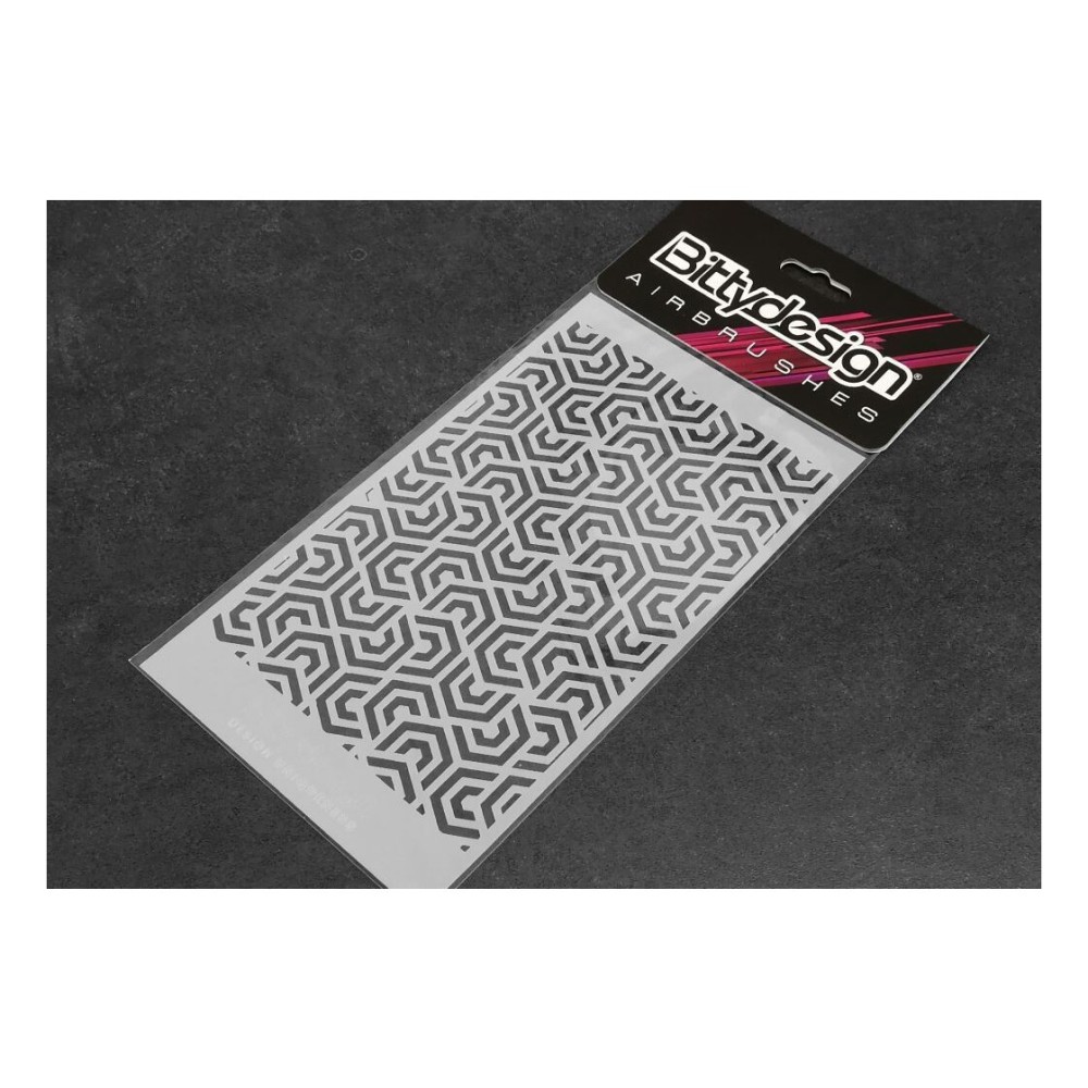 Bittydesign Vinyl Stencil - Ipnotic V4 small BDSTC-008S Bittydesign Vinyl Stencil - Ipnotic V4 small BDSTC-008S