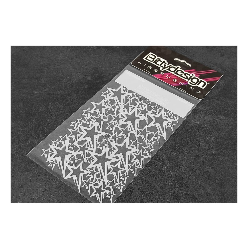 Bittydesign Vinyl Stencil - Stars BDSTC-011 Bittydesign Vinyl Stencil - Stars BDSTC-011