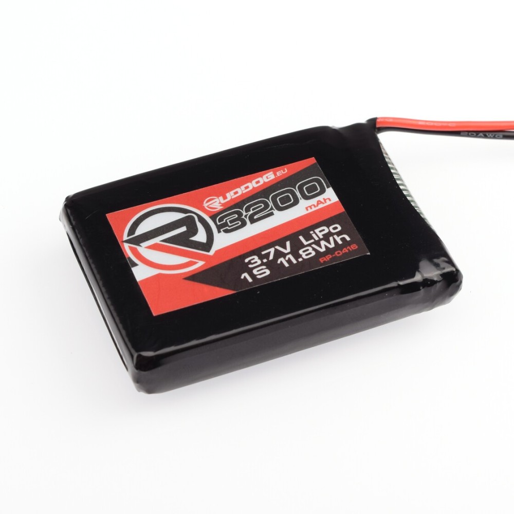 RUDDOG 3200mAh 3.7V MT-5 | MT-44 LiPo Transmitter Battery Pack RP-0416 RUDDOG 3200mAh 3.7V MT-5 | MT-44 LiPo Transmitter Battery Pack RP-0416
