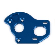 Placa de motor tumbada RC10T6.2 aluminio azul AE71145