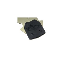 DE Racing XD Rear Skid Plates for TLR 8ight-X | 8ight-XE (3pcs) DER-119-L