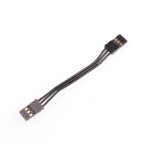 RUDDOG RX Connector Wire Black 60mm (JR Male to JR Male) RP-0470