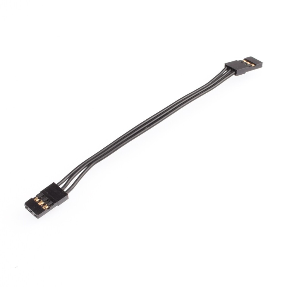 RUDDOG RX Connector Wire Black 90mm (JR Male to JR Male) RP-0471 RUDDOG RX Connector Wire Black 90mm (JR Male to JR Male) RP-0471