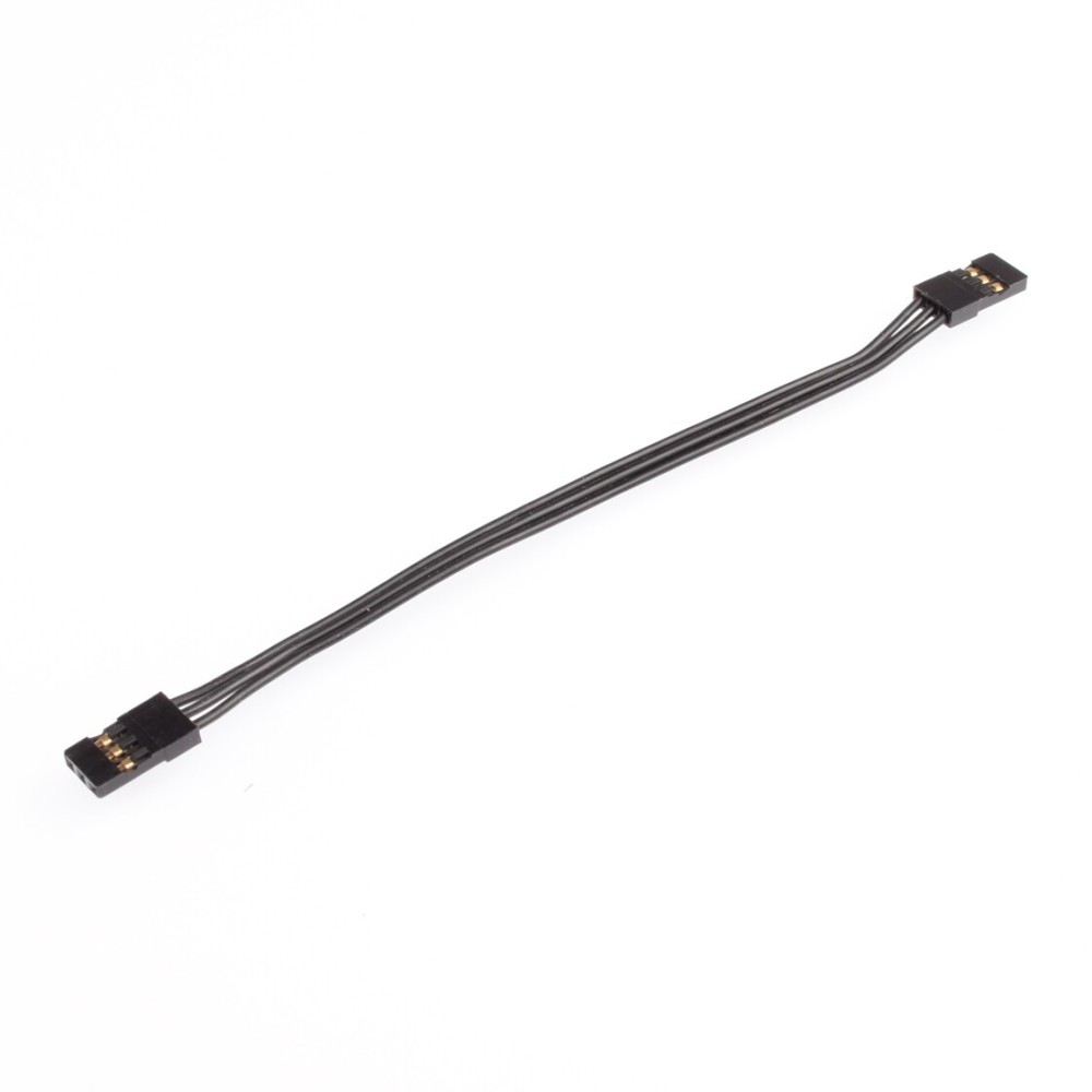 RUDDOG RX Connector Wire Black 120mm (JR Male to JR Male) RP-0472 RUDDOG RX Connector Wire Black 120mm (JR Male to JR Male) RP-0472