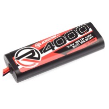 RUDDOG 4000mAh 50C 7.4V LiPo Round Stick Pack Battery with T-Style Plug RP-0406