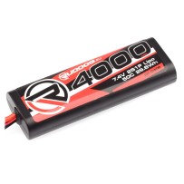 RUDDOG 4000mAh 50C 7.4V LiPo Round Stick Pack Battery with T-Style Plug RP-0406
