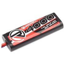 RUDDOG 4000mAh 50C 7.4V LiPo Round Stick Pack Battery with XT60 Plug RP-0407