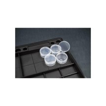 Koswork Clear Round Container (w/lid, ID 25mm, H12mm) (10pcs) KOS14011