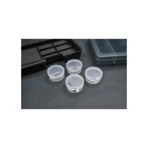 Koswork Clear Round Container (w/lid, ID 25mm, H12mm) (10pcs) KOS14011