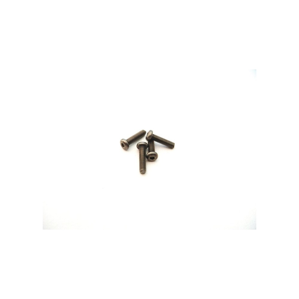 Hiro Seiko Titanium Hex Socket Button Head Screw M2.5x10mm (4pcs) HS-48617 Hiro Seiko Titanium Hex Socket Button Head Screw M2.5x10mm (4pcs) HS-48617