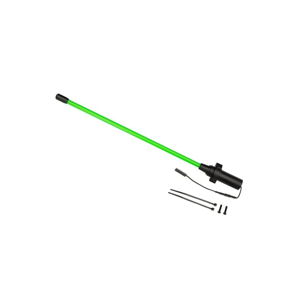 Antena LED Whip Traxxas verde (montada y lista para instalar) – TRX10992-GRN