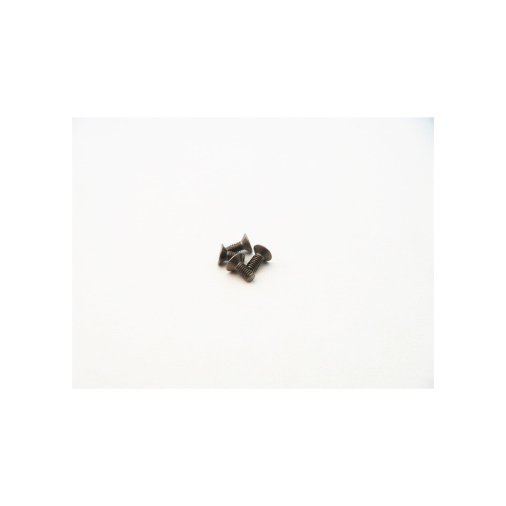 Hiro Seiko Titanium Hex Socket Flat Head Screw M2.5x6mm (4pcs) HS-48619 Hiro Seiko Titanium Hex Socket Flat Head Screw M2.5x6mm (4pcs) HS-48619