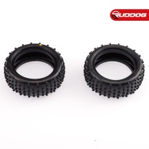 Sweep CUBY 4wd Front Yellow long wear compound (Medium) 1/10 Astro turf / Carpet tires (Only tires) 2pcs SW-139FYN