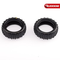 Sweep CUBY 4wd Front Yellow long wear compound (Medium) 1/10 Astro turf / Carpet tires (Only tires) 2pcs SW-139FYN