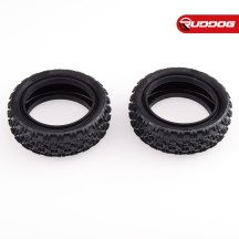 Sweep TAPER PIN WIDE 4WD Front Yellow long wear compound (Medium) 1/10 Astro turf / Carpet tires (Only tires) 2pcs SW-134YN