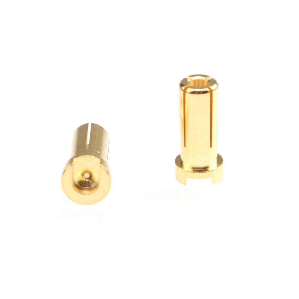 RUDDOG 5mm Gold Plug Male 14mm (2pcs) RP-0264 RUDDOG 5mm Gold Plug Male 14mm (2pcs) RP-0264