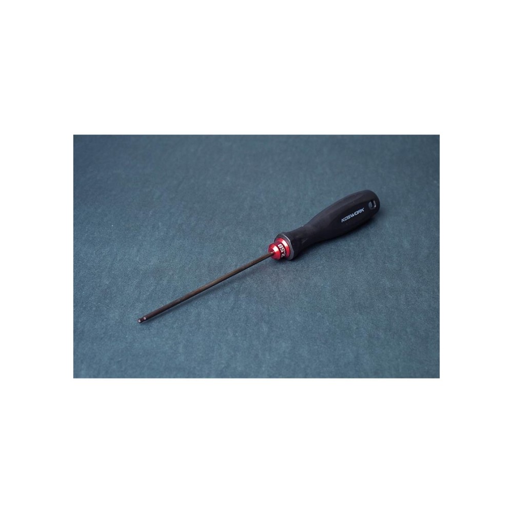 Koswork Ball End Hex Wrench 2.5mm (w/120mm Tip) KOS13204-H25B Koswork Ball End Hex Wrench 2.5mm (w/120mm Tip) KOS13204-H25B