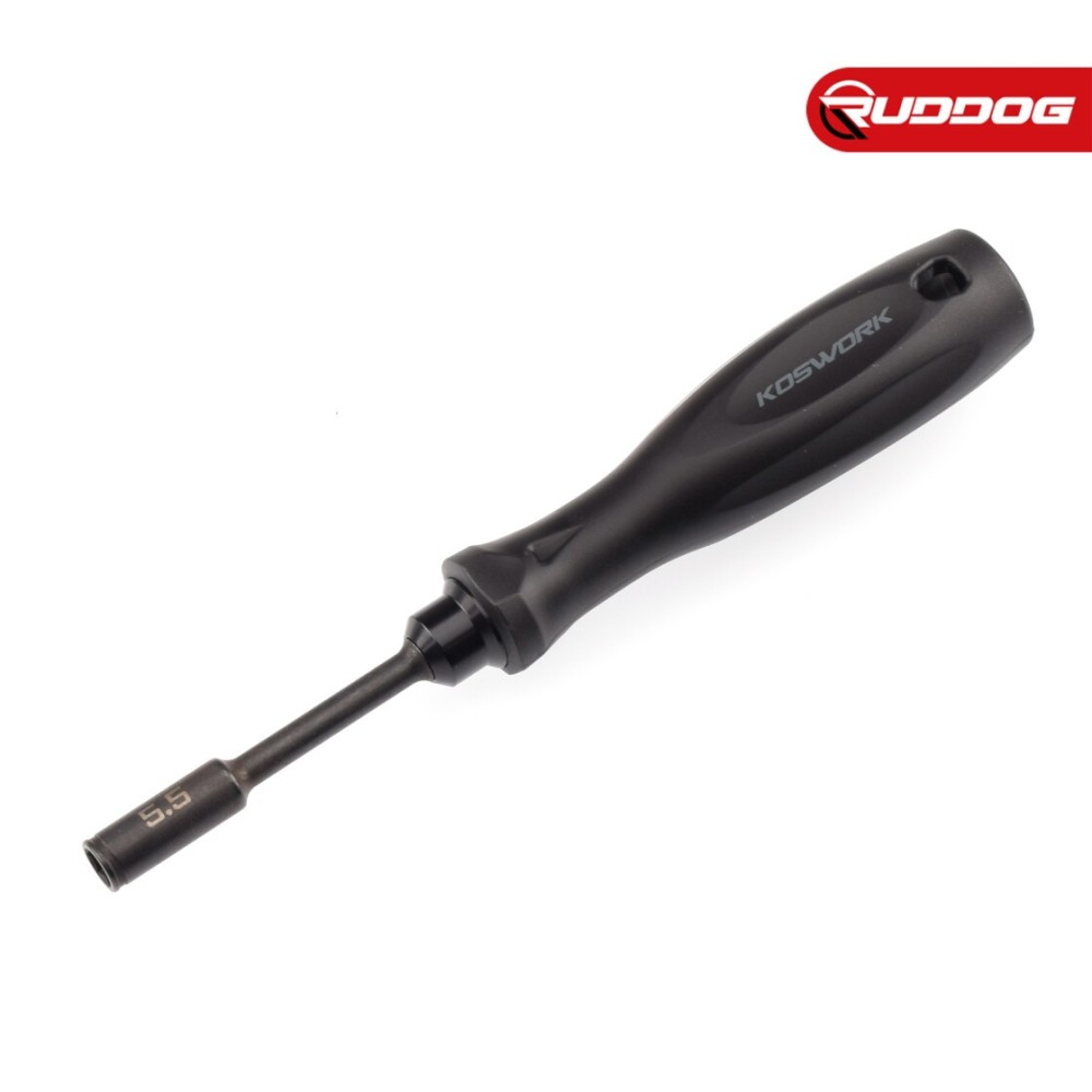 Koswork Steel 5.5mm Nut Driver (For 3mm nut) (w/68mm Tip) (Light Tri Handle) KOS13213-N55S